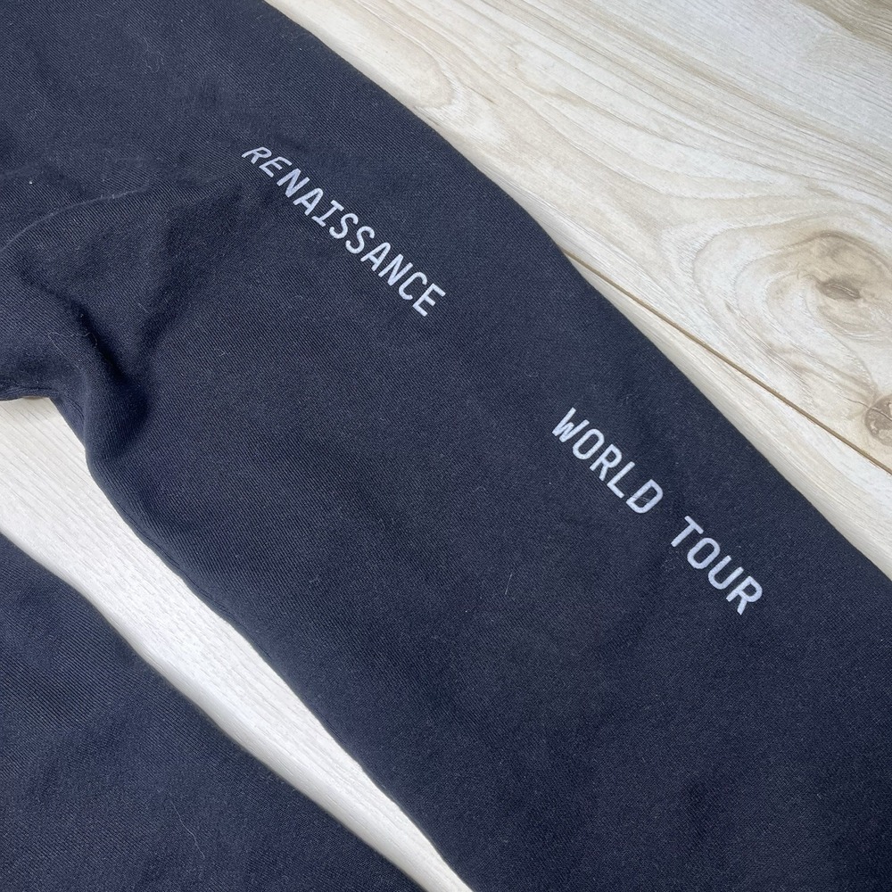 Beyonce Renaissance World Tour Jogger Sweatpants Medium Black Music Stretch - Picture 3 of 13